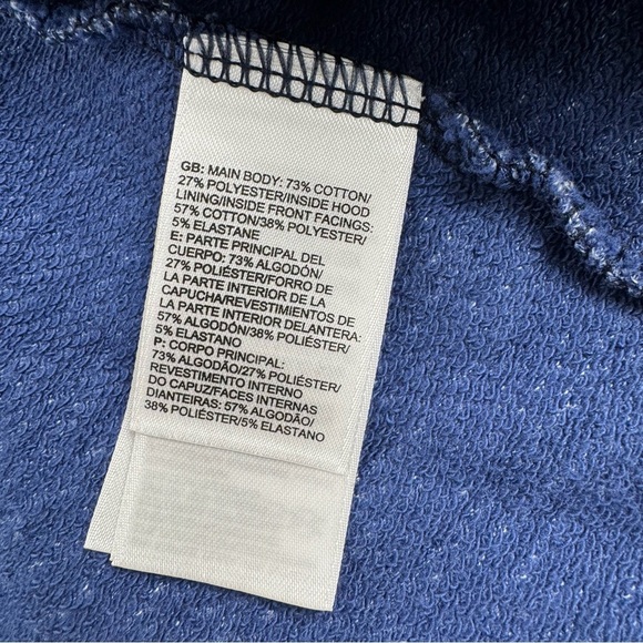 The North Face Women’s Medium Blue Hoodie Sweatshirt Cardigan with Thumb Holes - Picture 9 of 12